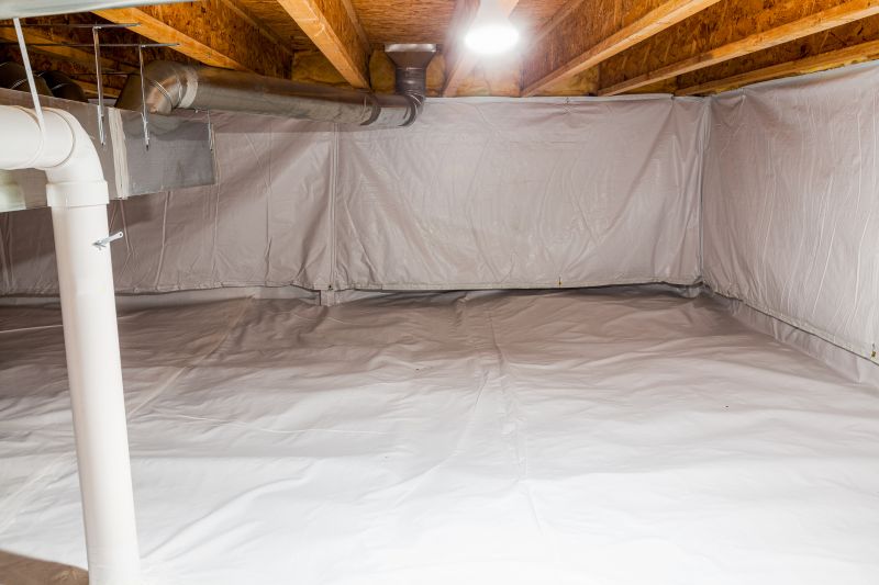Clean and Protected Crawlspace